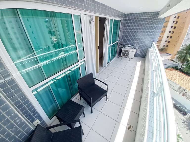 507T1 Beach Class 2Q | Climatizado | Vista Cidade