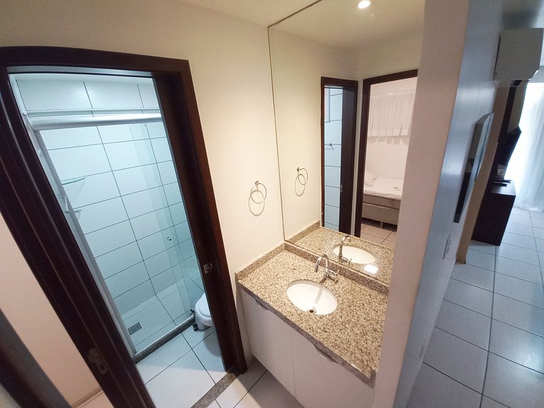 507T1 Beach Class 2Q | Climatizado | Vista Cidade