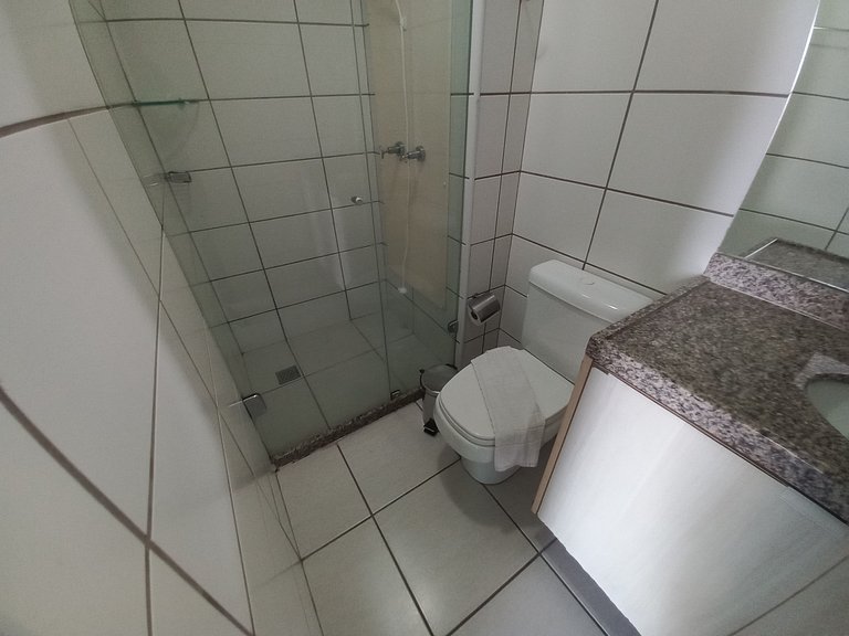 1304T1 Beach Class 2Q Vista Cidade Andar Alto