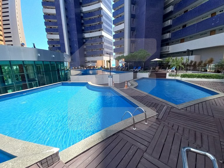 Apto Beach Class 2 Dormitorios, Balcon, Frente mar
