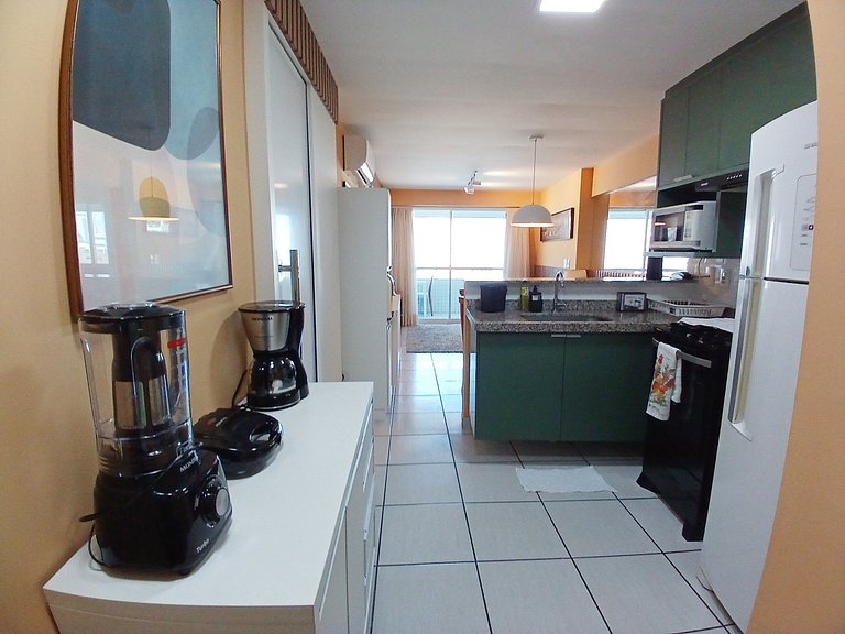 1402 T1 2Q Beach Class | Vaga + WiFi + Climatizado