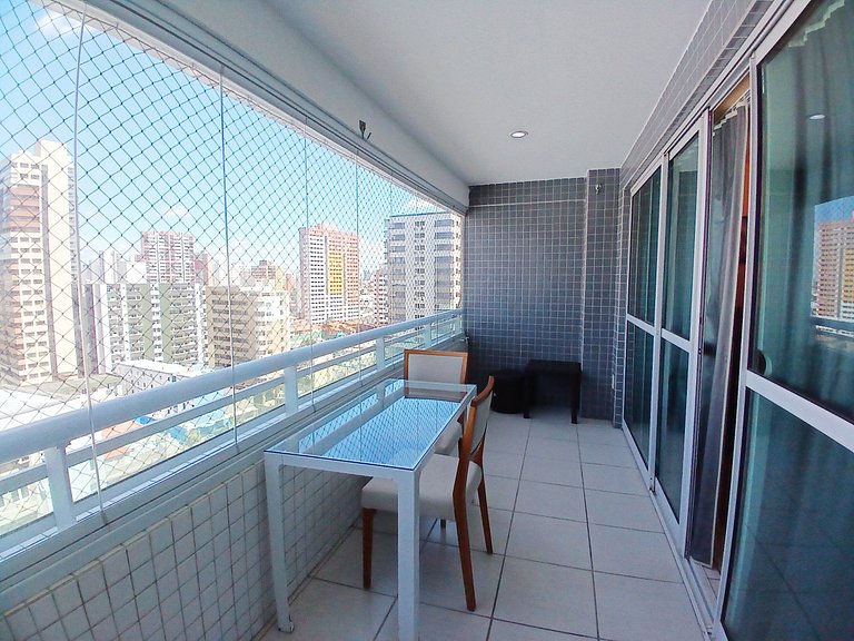 1402 T1 2Q Beach Class | Vaga + WiFi + Climatizado