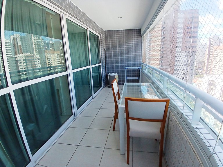 1402 T1 2Q Beach Class | Vaga + WiFi + Climatizado