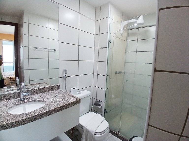 1402 T1 2Q Beach Class | Vaga + WiFi + Climatizado