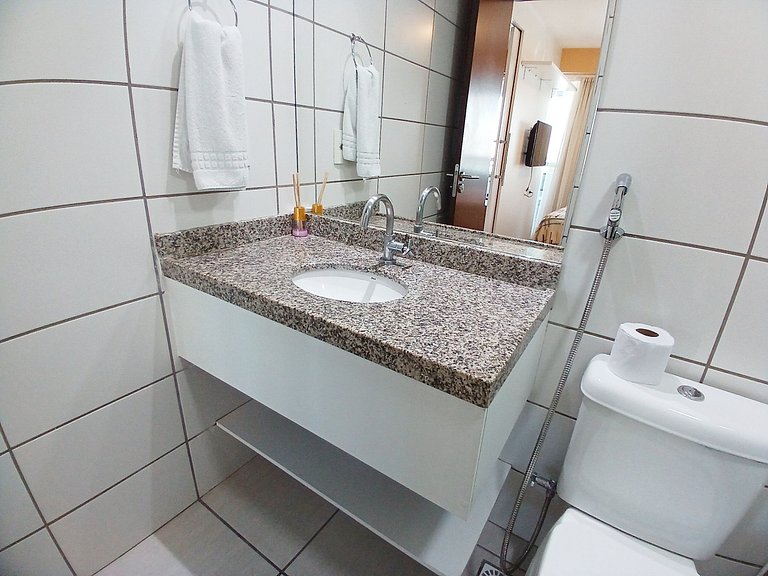 1402 T1 2Q Beach Class | Vaga + WiFi + Climatizado