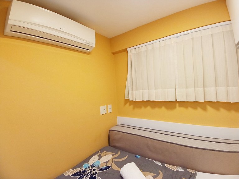 Apto 2Q Beach Class | Vaga + WiFi + Climatizado