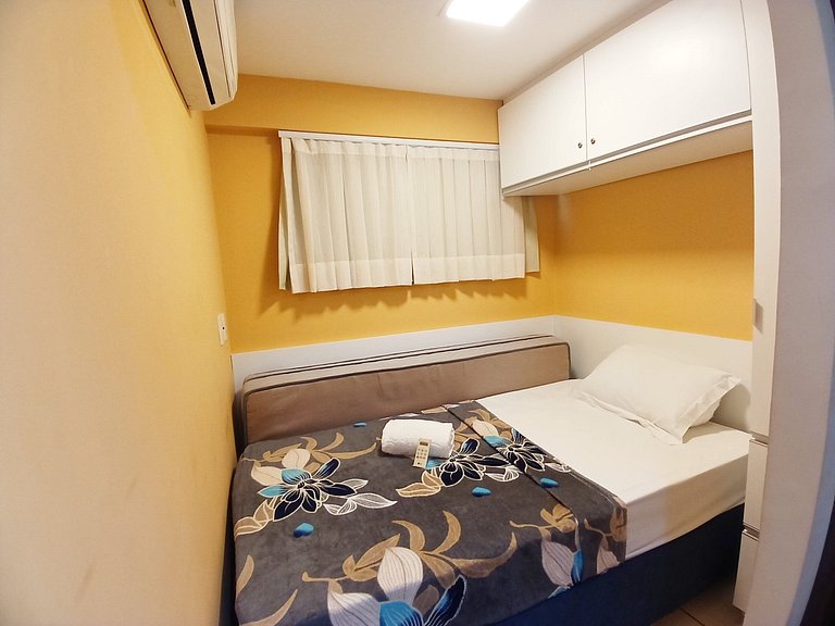 Apto 2Q Beach Class | Vaga + WiFi + Climatizado