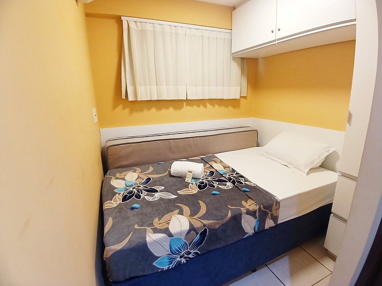 Apto 2Q Beach Class | Vaga + WiFi + Climatizado