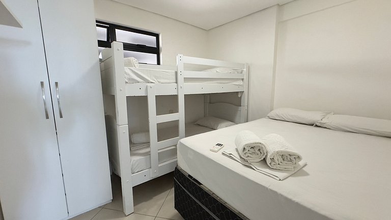 Apartamento amplo telado no Landscape Beira Mar