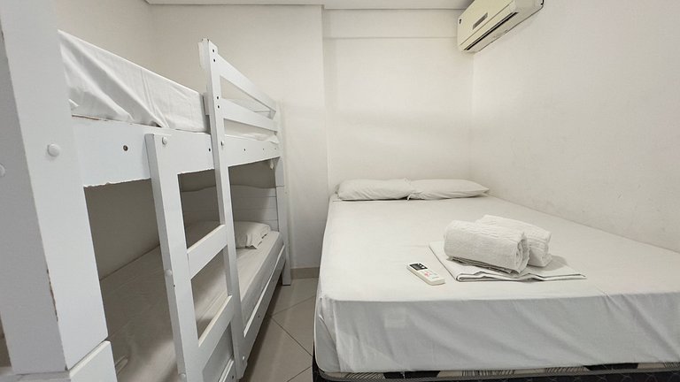 Apartamento amplo telado no Landscape Beira Mar