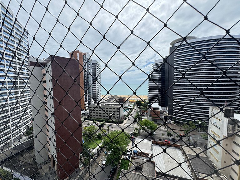 Apt Meireles Vista Mar 4p | Vaga | WiFi