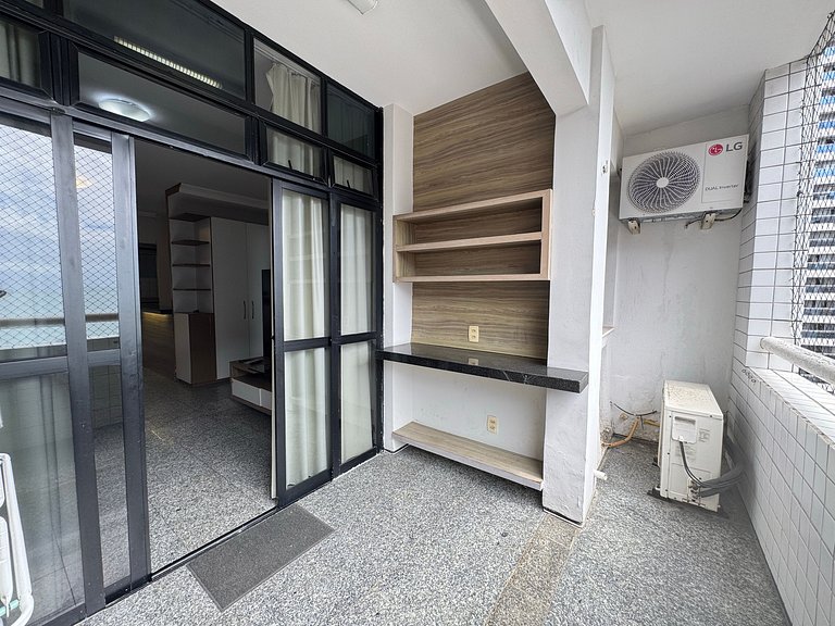 Apt Meireles Vista Mar 4p | Vaga | WiFi