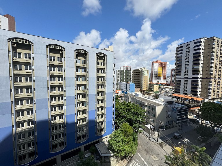 Beach Class 2Q | Climatizado | Vista Cidade