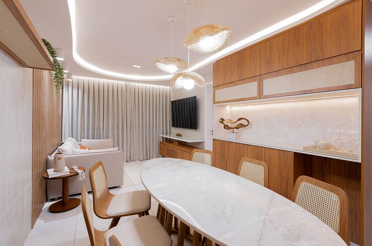 Bangalô Térreo Luxuoso no VG Sun Cumbuco