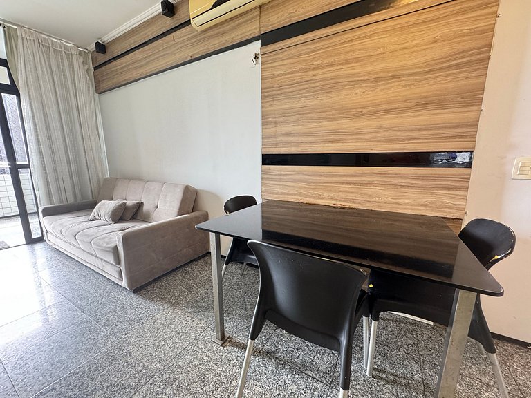 Apt Meireles Vista Mar 4p | Vaga | WiFi