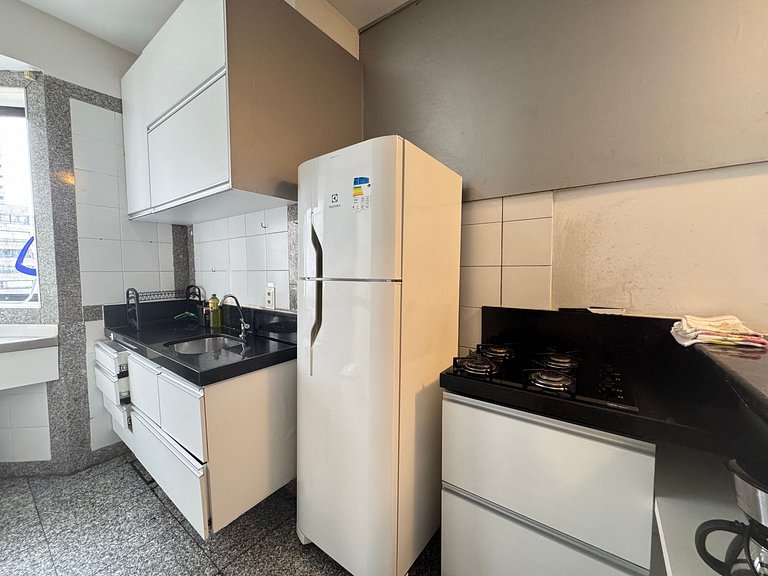 Apto Meireles Vista al Mar | 4p | Parking