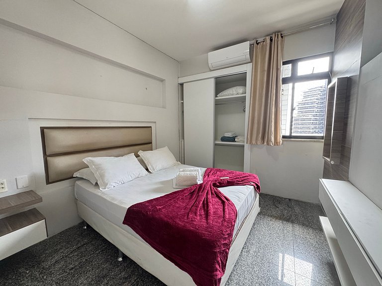 Apt Meireles Vista Mar 4p | Vaga | WiFi