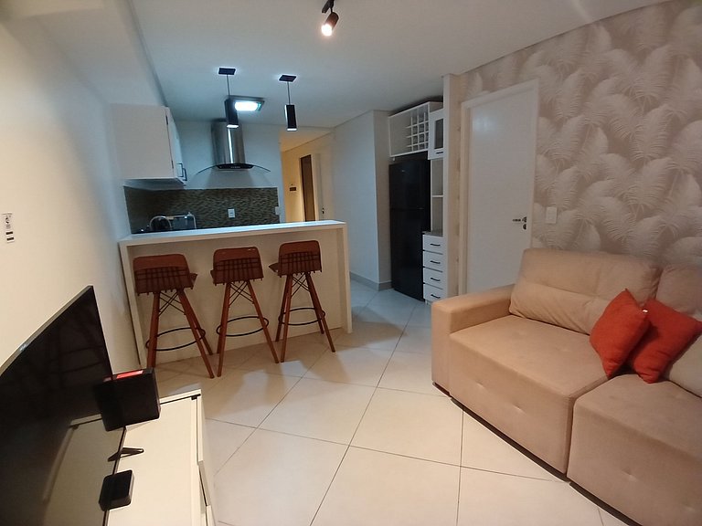Apartamento Alto Nivel Vista al Mar Deslumbrante