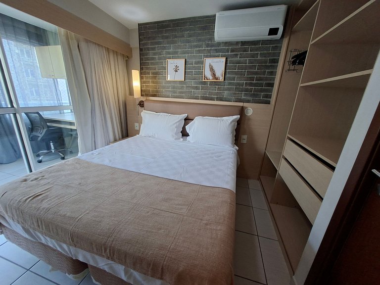 Air conditioned apt in Meireles near Iracema Beach