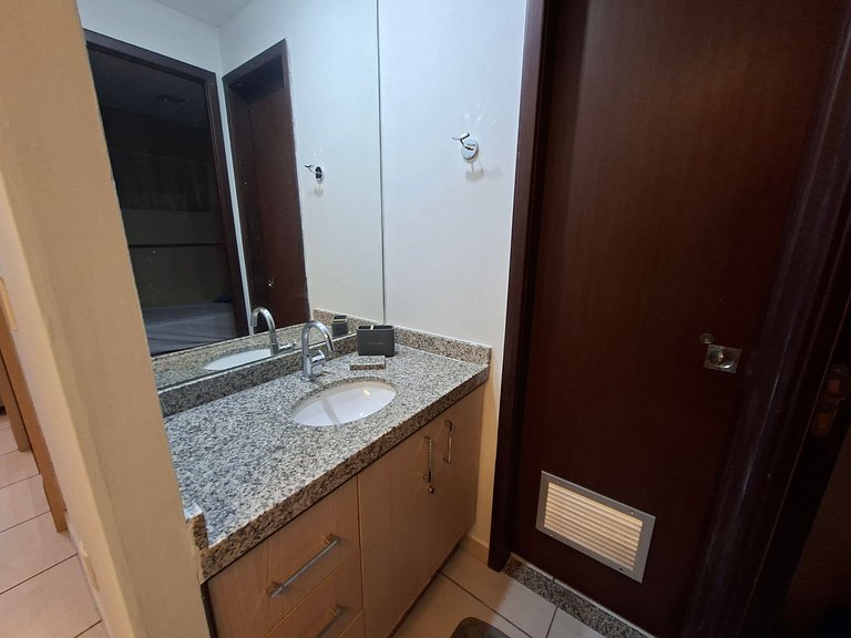 Apt climatizado en Meireles cerca de Playa Iracema