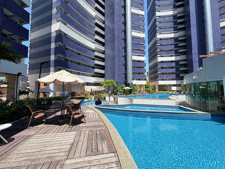1706T1 Beach Class Meireles Vista Cidade Andar Alto