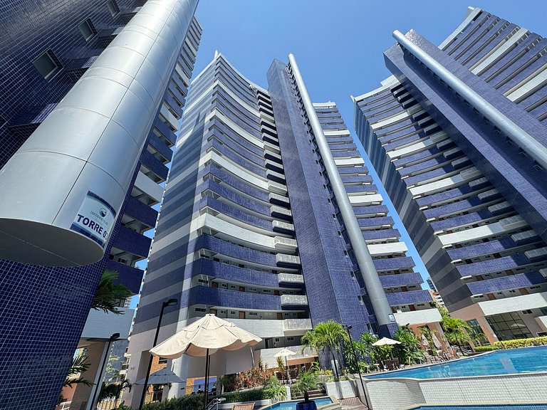 Beach Class 2Q | Climatizado | Vista Cidade