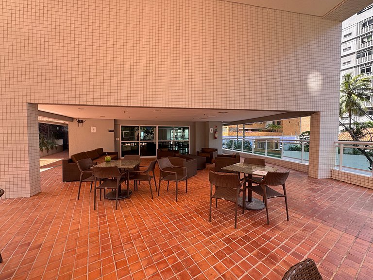 1402 T1 2Q Beach Class | Vaga + WiFi + Climatizado