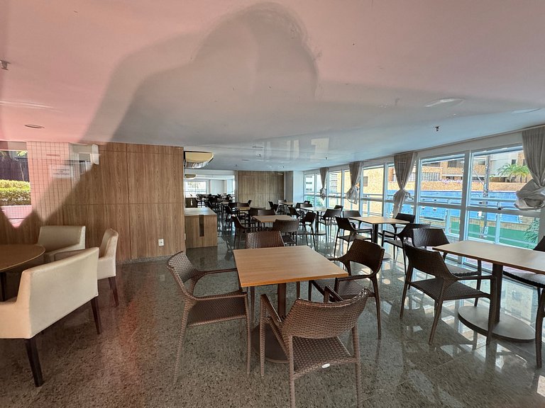 1402 T1 2Q Beach Class | Vaga + WiFi + Climatizado