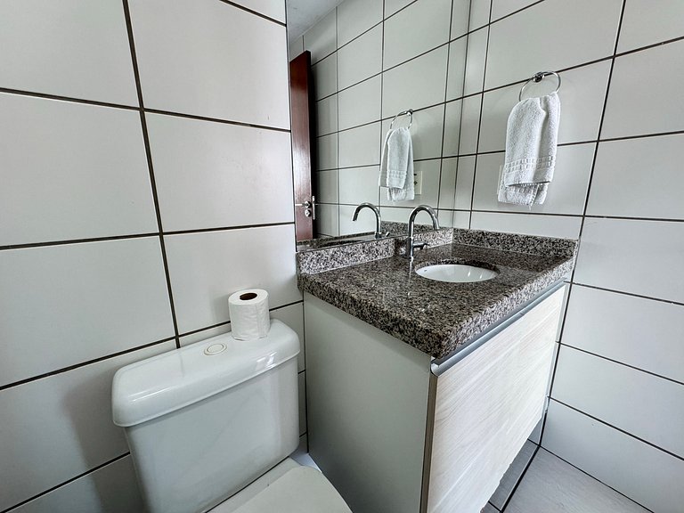 1304T1 Beach Class 2Q Vista Cidade Andar Alto