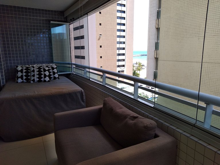 Apartment Beach Class Sea View – Sleeps 6 Meireles