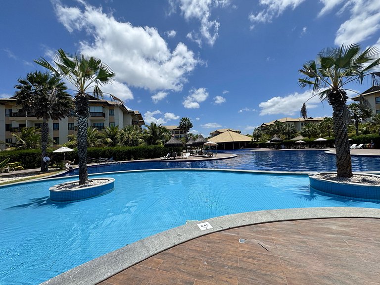 Apartment at VG Sun Cumbuco with sea view, wifi, and parking