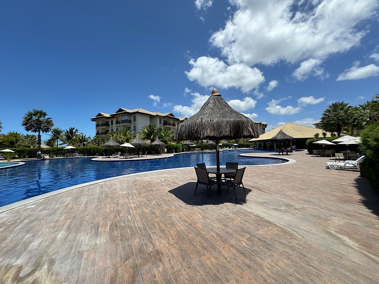 Flat no VG Sun Cumbuco com vista mar wifi e vaga