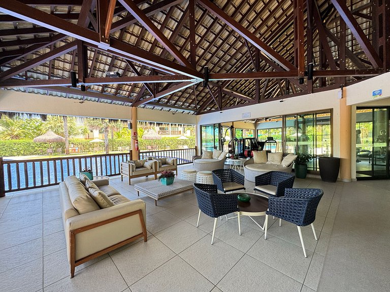 Apê Moderno e Decorado no VG Sun Cumbuco