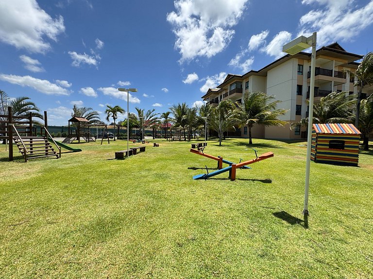 Apartamento en VG Sun Cumbuco con vista al mar wifi y estaci