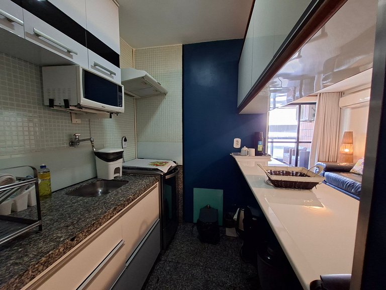 Flat Atlântico Meireles 2Q 6P Vista Mar by Escala