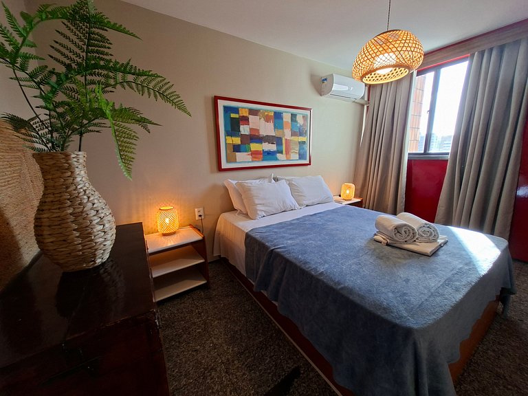 Flat Atlântico Meireles 2Q 6P Vista Mar by Escala