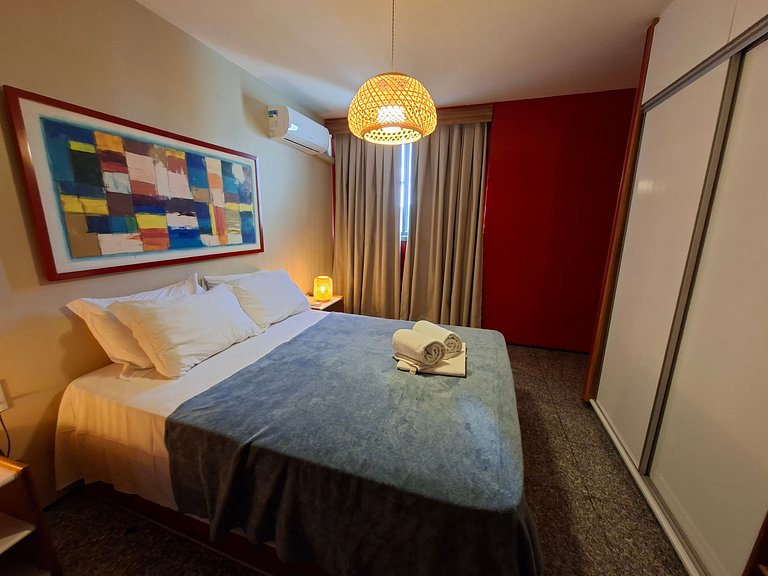 Flat Atlântico Meireles 2Q 6P Vista Mar by Escala