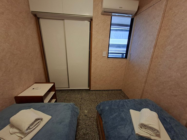 Flat Atlântico Meireles 2Q 6P Vista Mar by Escala