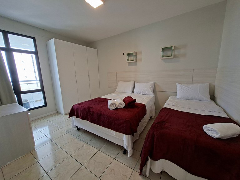 4BR Apt in Meireles 50m from Beira Mar