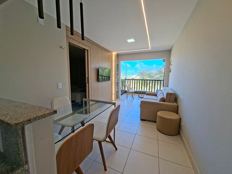 Apê Moderno e Decorado no VG Sun Cumbuco