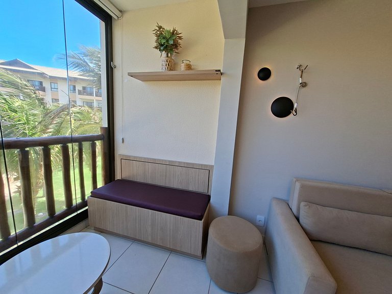 Apê Moderno e Decorado no VG Sun Cumbuco