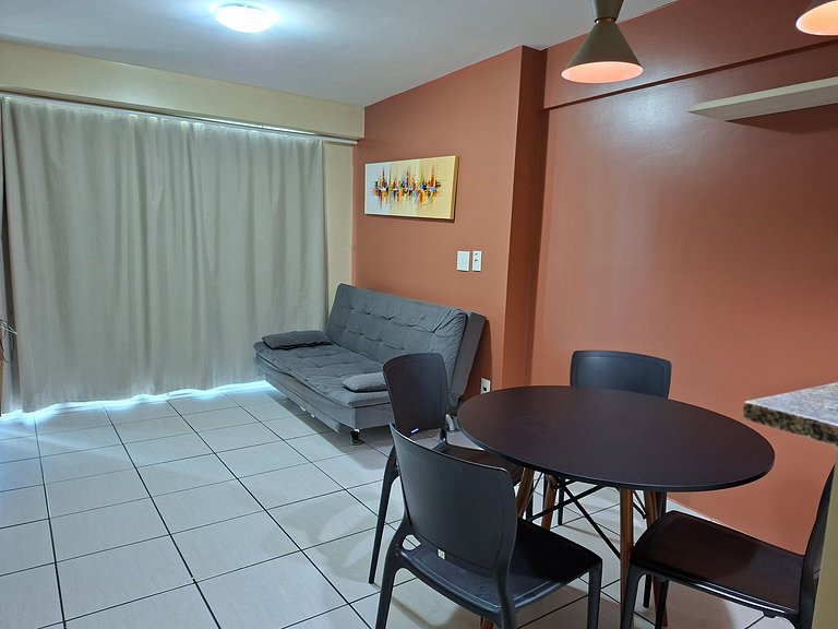 Beach Class 2Q | Climatizado | Vista Cidade