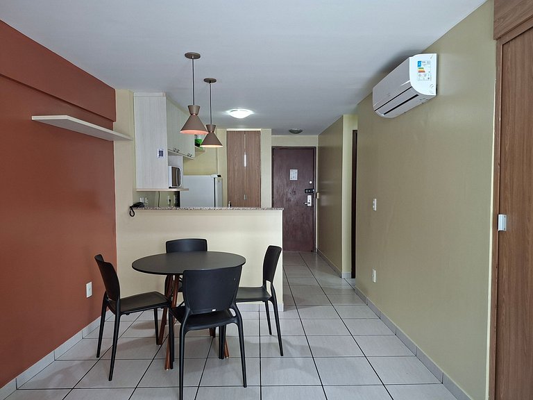 Beach Class 2Q | Climatizado | Vista Cidade