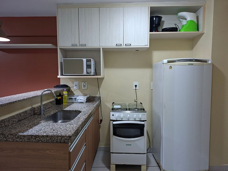 Beach Class 2Q | Climatizado | Vista Cidade