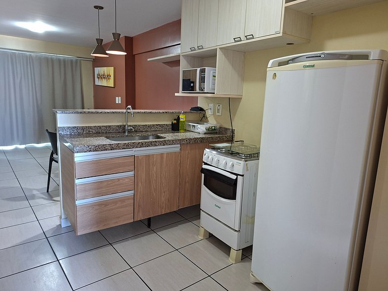 Beach Class 2Q | Climatizado | Vista Cidade