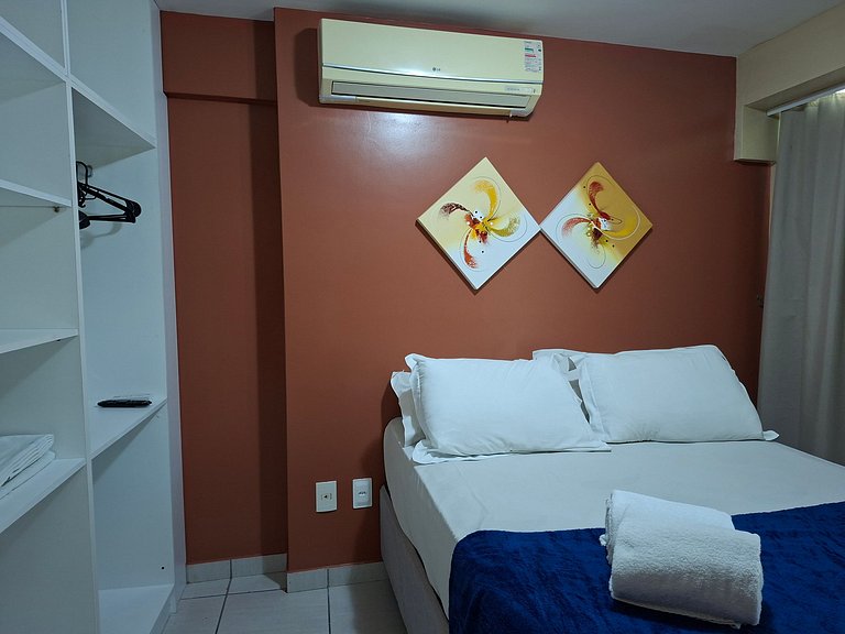 Beach Class 2Q | Climatizado | Vista Cidade