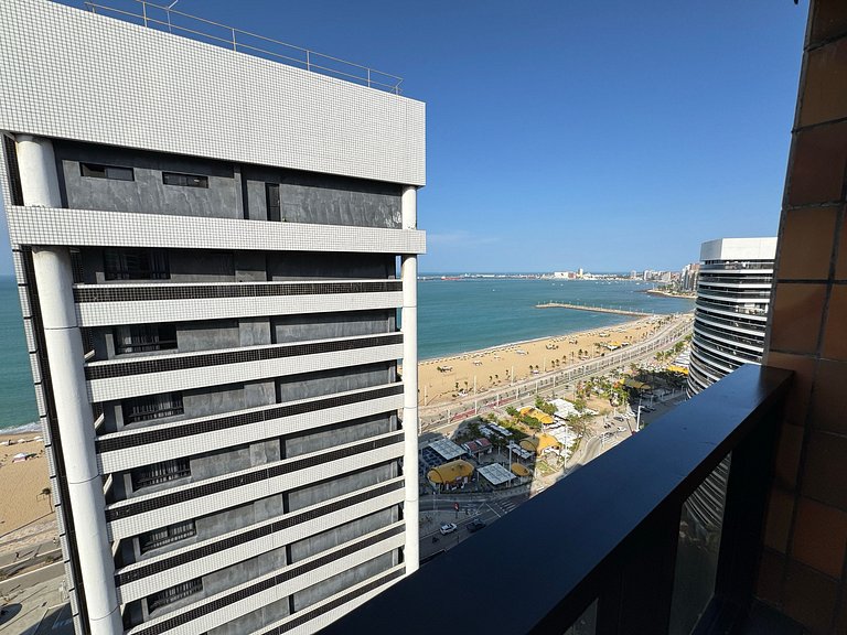 Flat Atlântico Meireles 2Q 6P Vista Mar by Escala