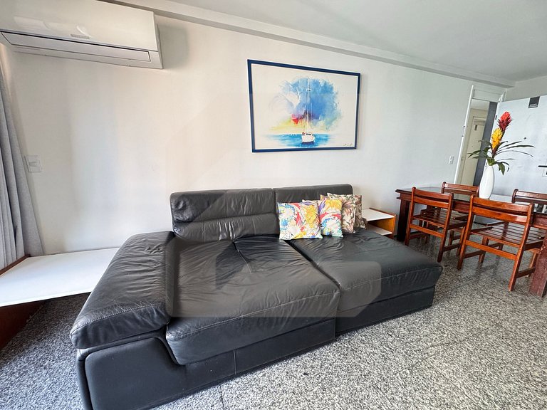 Flat Atlântico Meireles 2H 6P Vista mar By Escala
