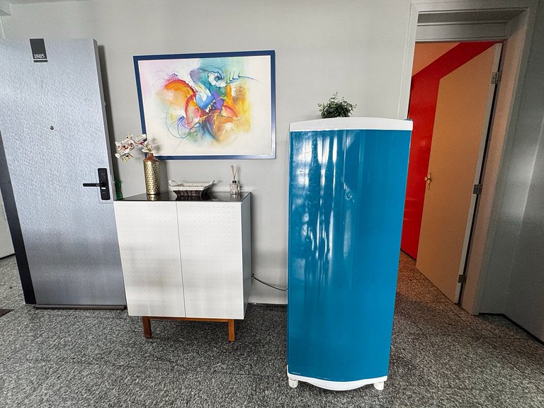 Flat Atlântico Meireles 2Q 6P Vista Mar by Escala