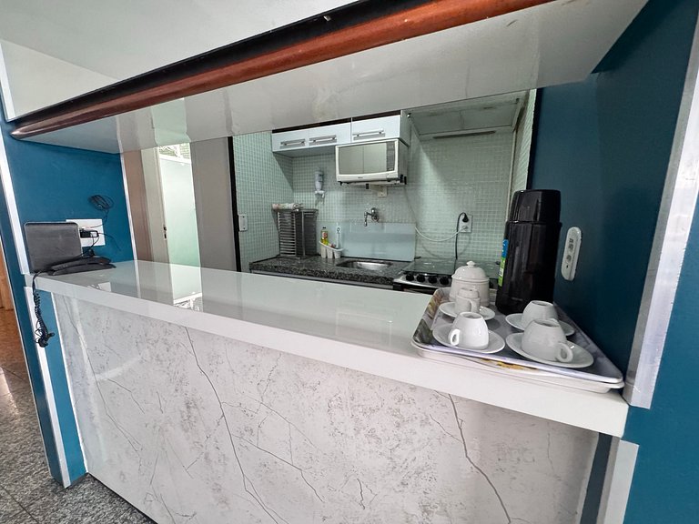 Flat Atlântico Meireles 2Q 6P Vista Mar by Escala